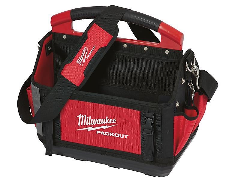 Milwaukee 40cm PACKOUT Tote Tool Bag 31 Pocket Heavy Duty Toolbag 4932464085